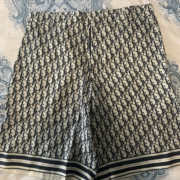 Dior | Shorts | Dior Silk Shorts Authentic Size 52 Large